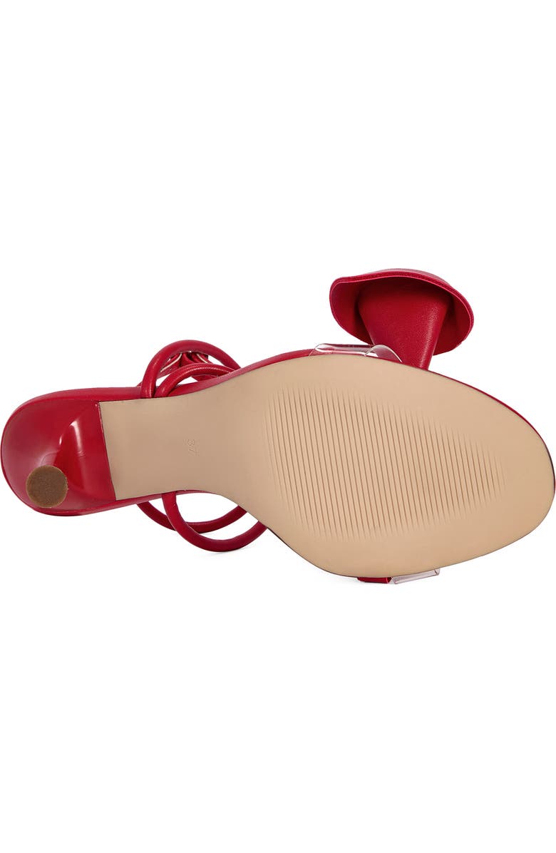 AZALEA WANG Nilou Ankle Strap Sandal, Alternate, color, Red