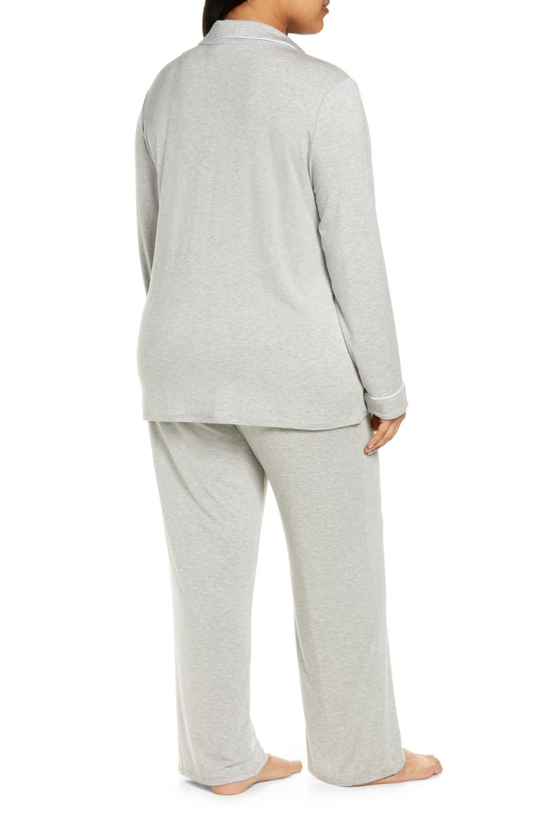 Moonlight Eco Knit Pajamas, Alternate, color, GREY HEATHER