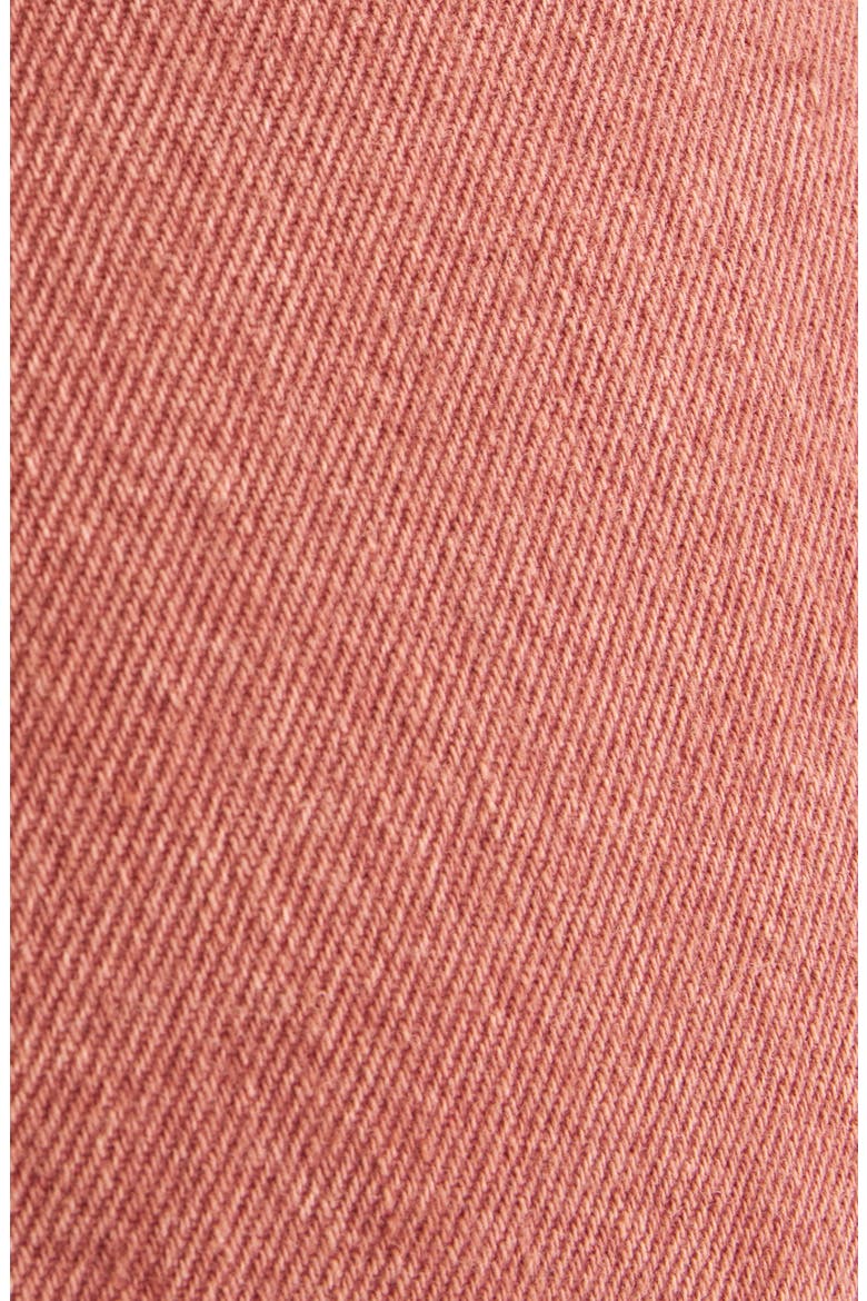 Garment Dyed Straight Leg Jeans, Alternate, color, CRIMSON BROWN