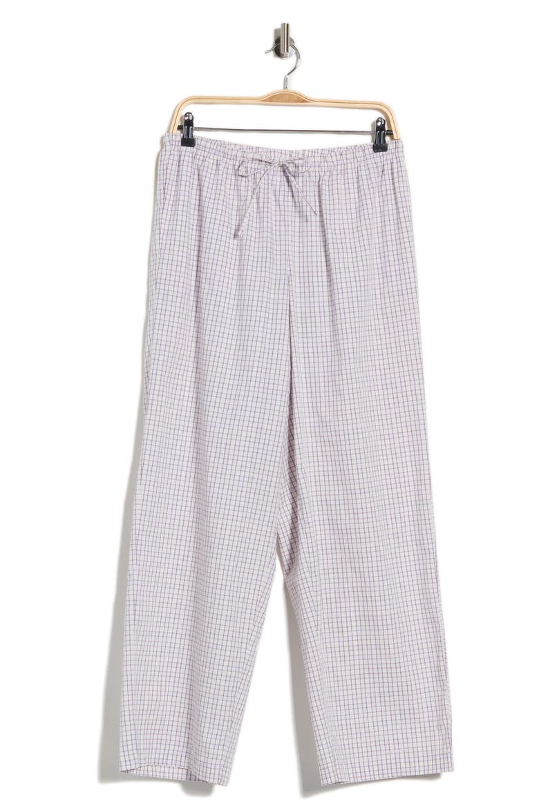 Boyfriend Pajama Pants, Main, color, PURPLE MELODY CHECK