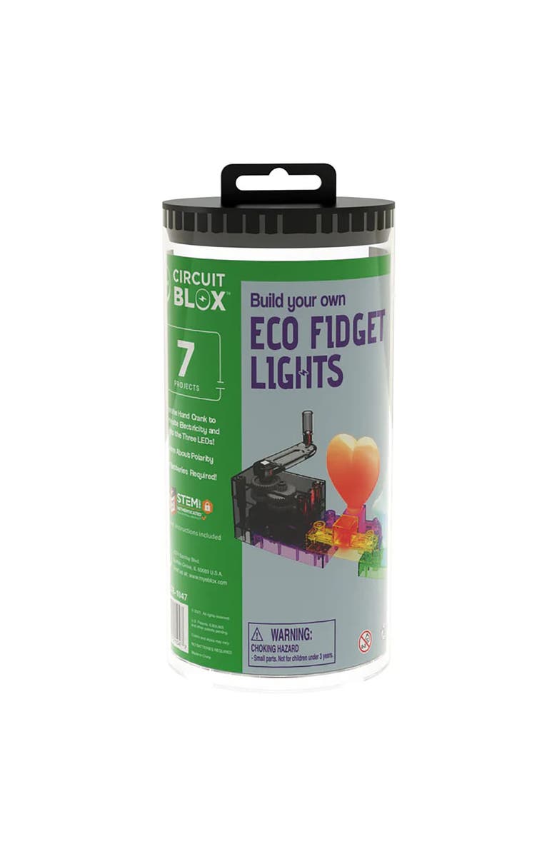 E-Blox Circuit Blox Eco Fidget Lights 7 Projects, Main, color, Multicolored