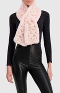 Lyla Grant Fur-Free Rex Rabbit (Faux Fur) Knit Pull-Through Scarf
