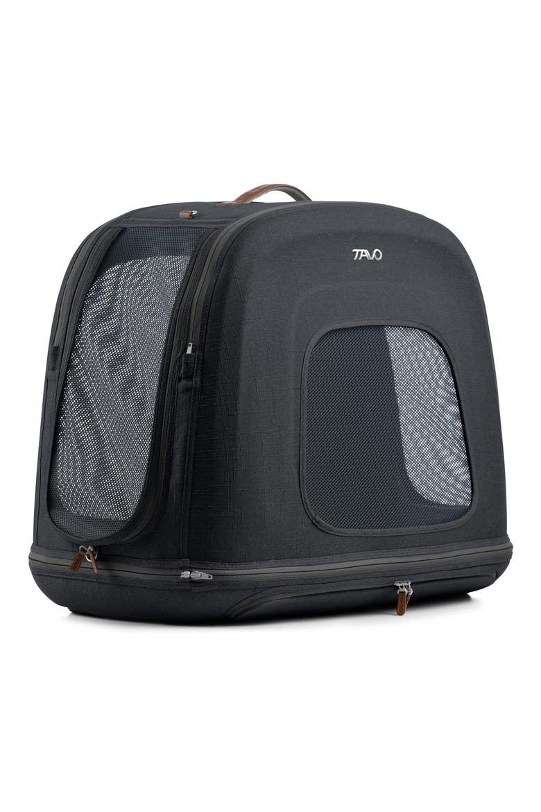 Crispin Pet Travel Crate, Main, color, BLACK
