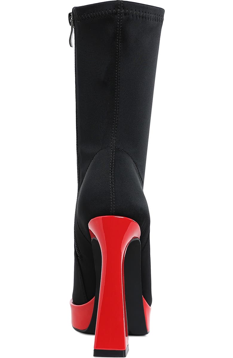 LONDON RAG Rabha Contrast Platform Boot, Alternate, color,