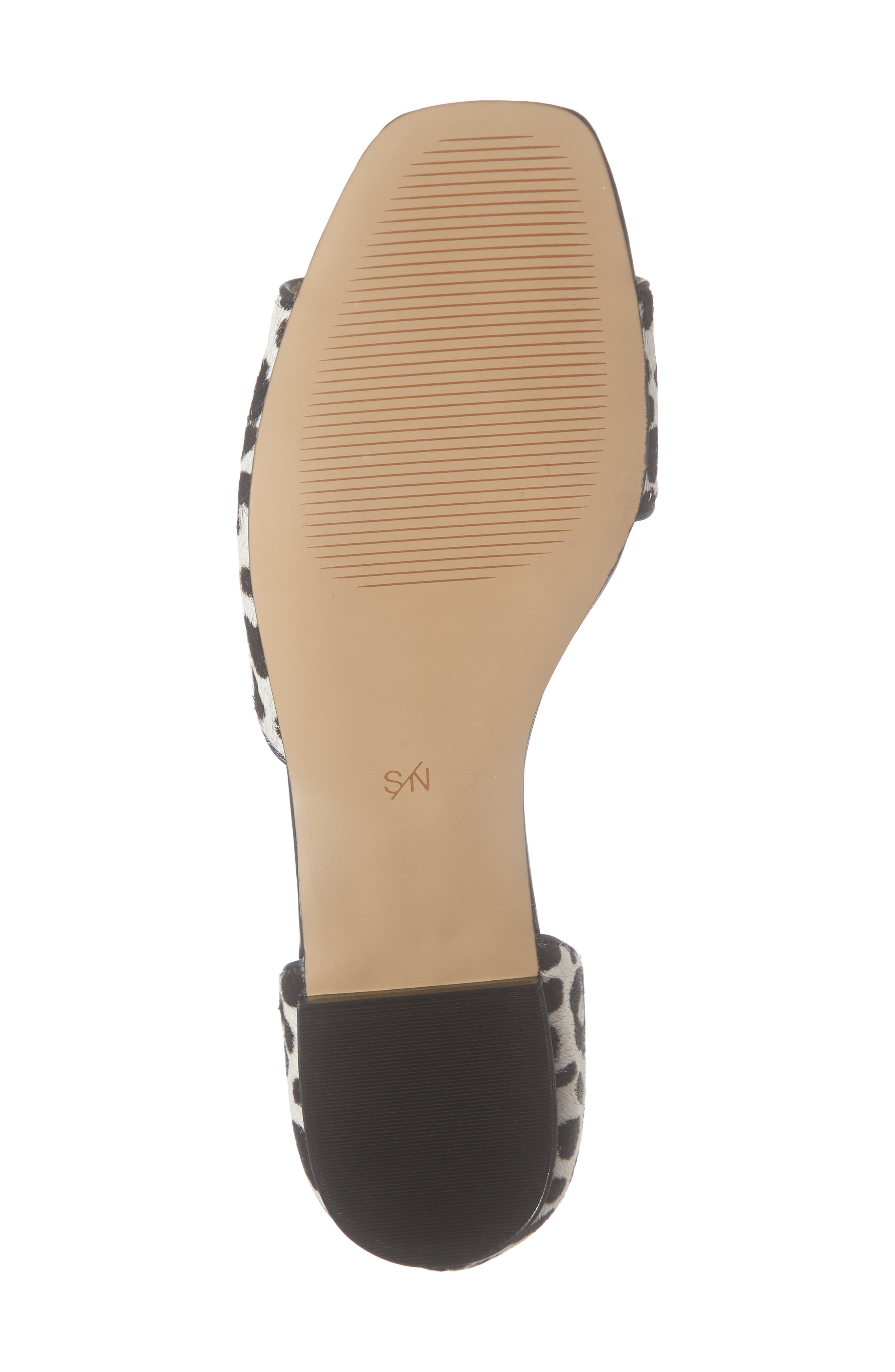 Something Navy Juliana Genuine Calf Hair Flat, Alternate, color, 