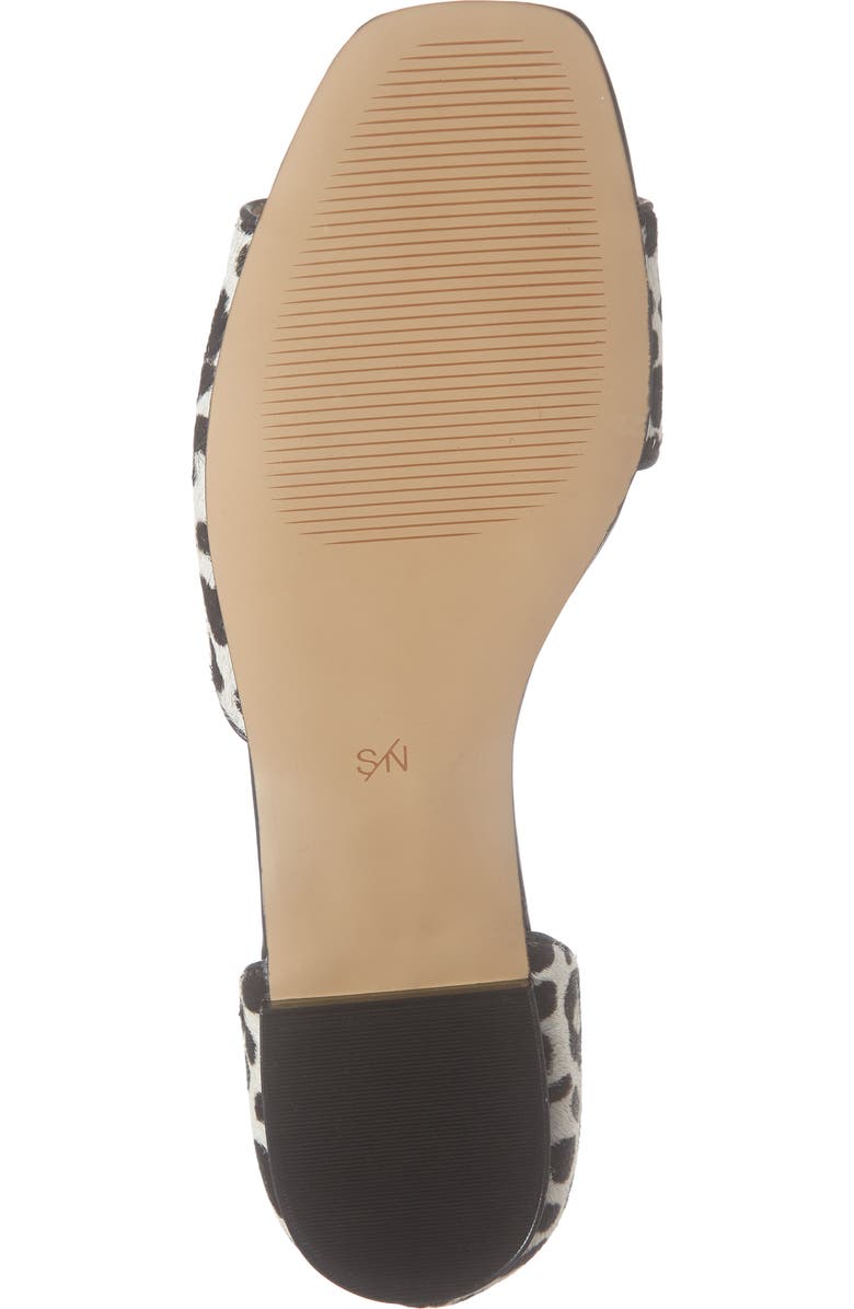 Something Navy Juliana Genuine Calf Hair Flat, Alternate, color,