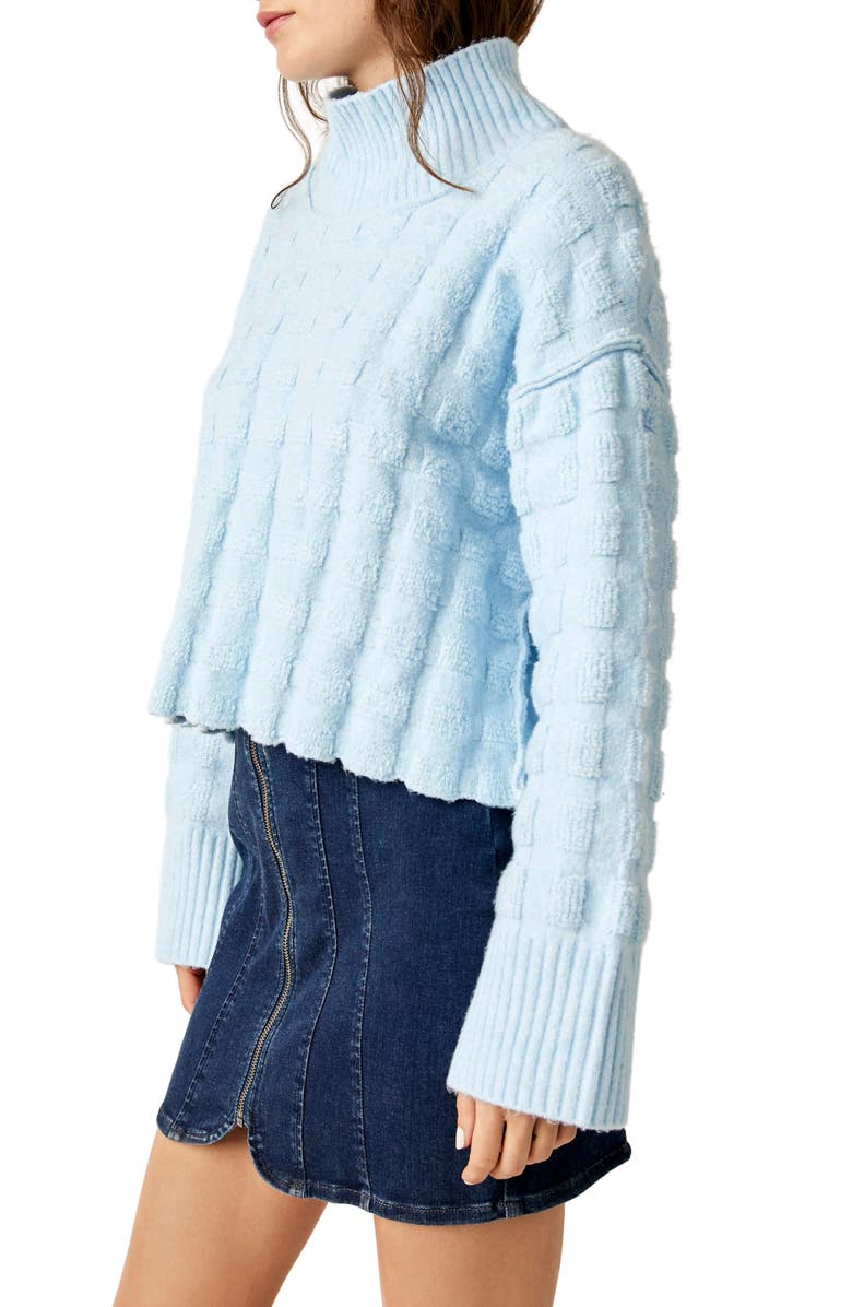 Free People Care Soul Searcher Mock Neck Sweater, Alternate, color, 