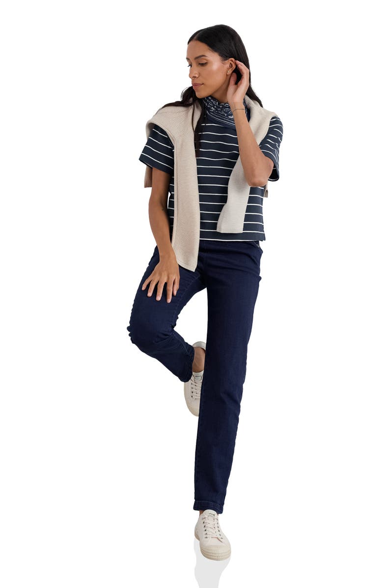 Seasalt Cornwall Copseland Stripe Organic Cotton T-Shirt, Alternate, color, Chyandour Maritime
