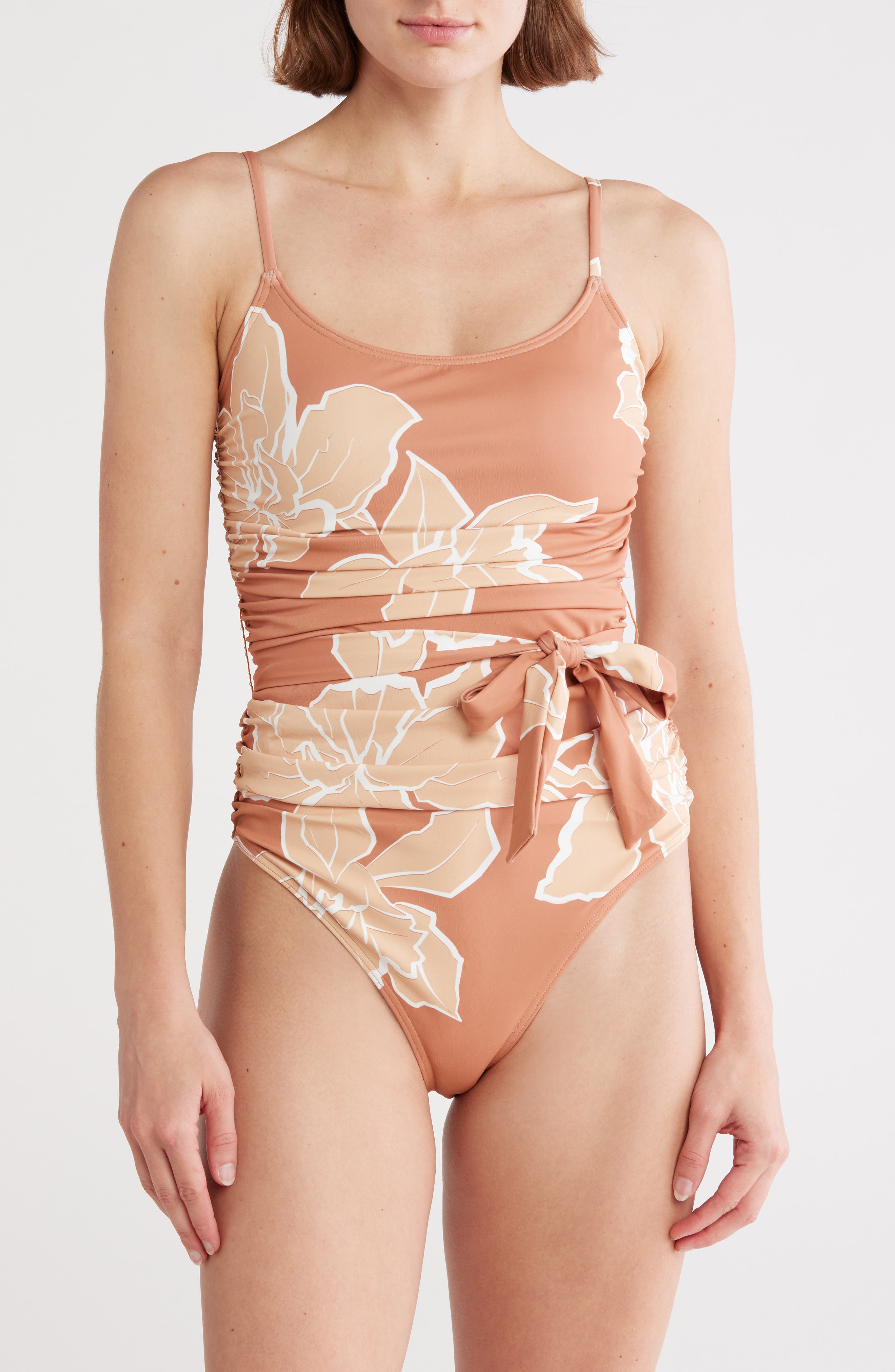 Hutch Zenna Tie Waist One-Piece Swimsuit