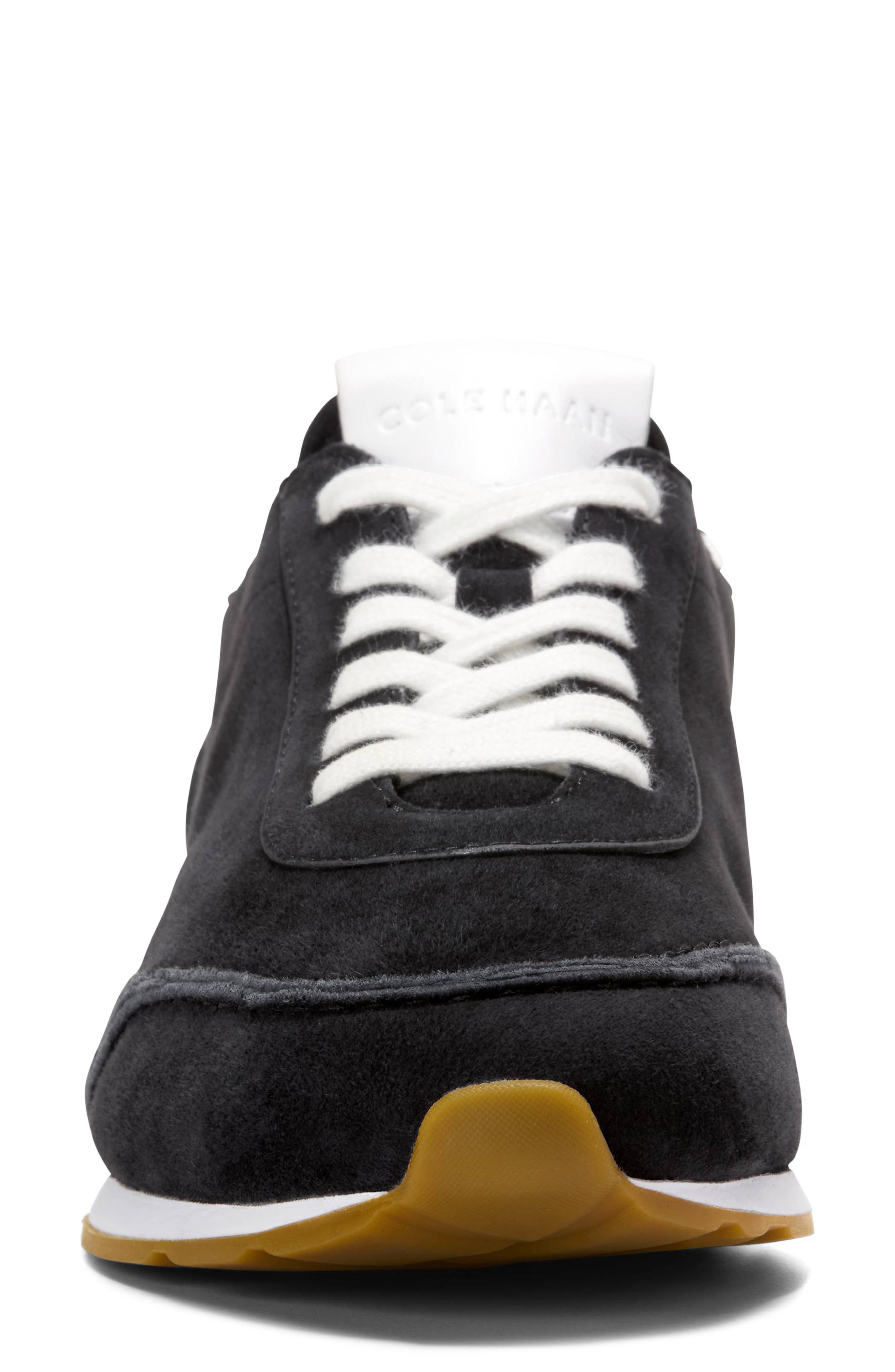 Cole Haan GrandPro Energy Weave Runner Shoe, Alternate, color, Black Suede/ Leather