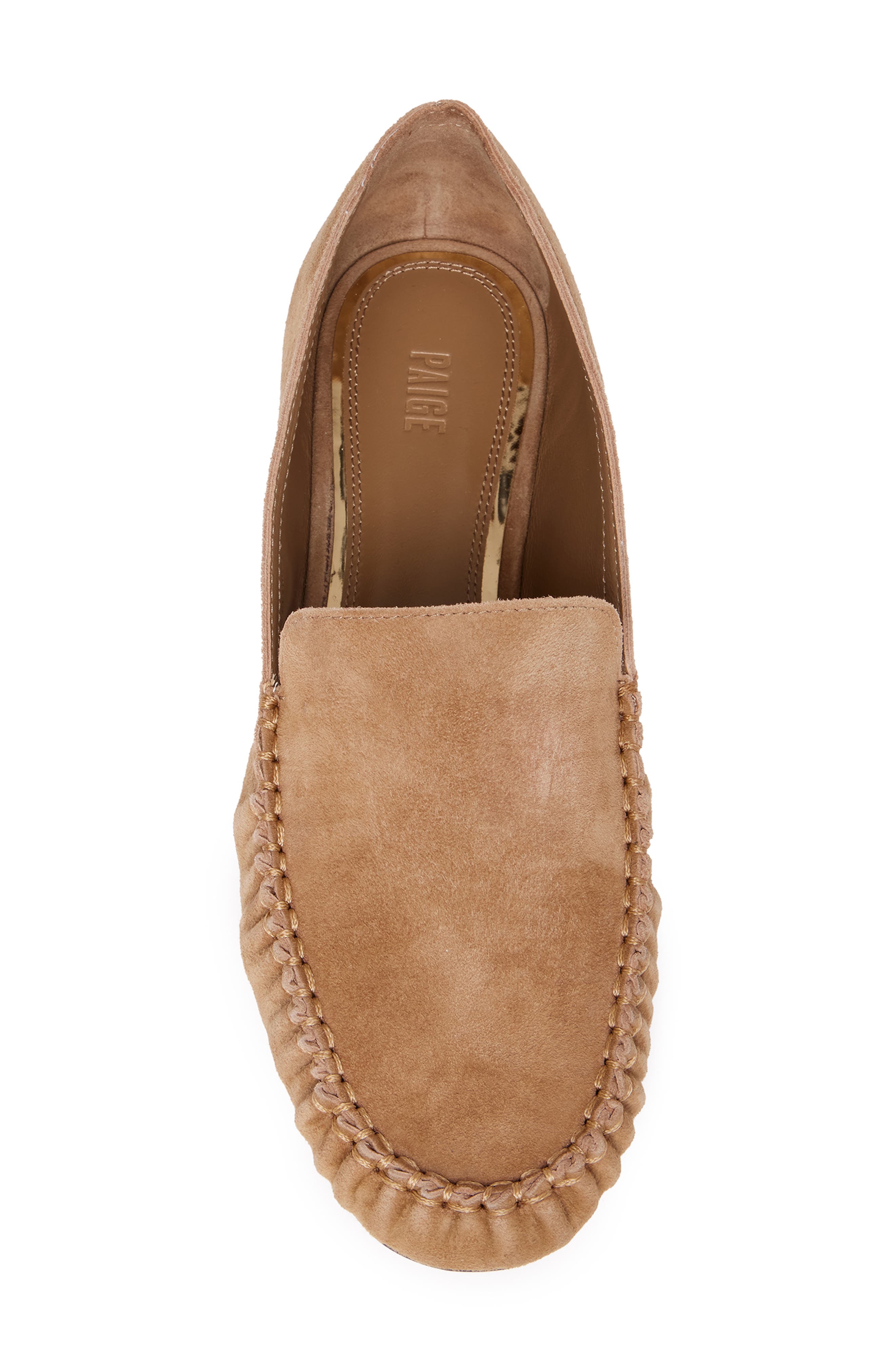 PAIGE Elodie Loafer, Alternate, color, Camel