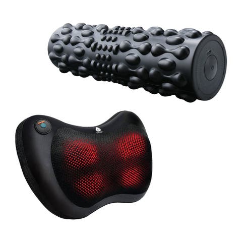 Total Body Recovery Bundle -  Vibrating Foam Roller + Shiatsu Heating Neck & Back Massager