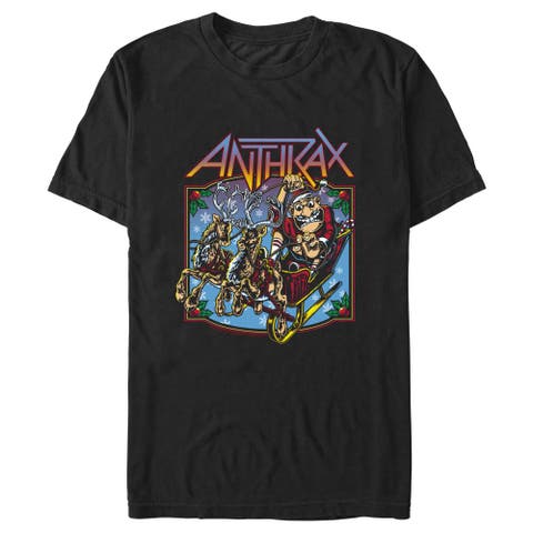 Men's Anthrax Not Man Sleigh  Graphic T-Shirt