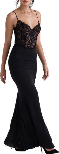 Cara Corset Illusion Lace Underwire Cocktail Dress