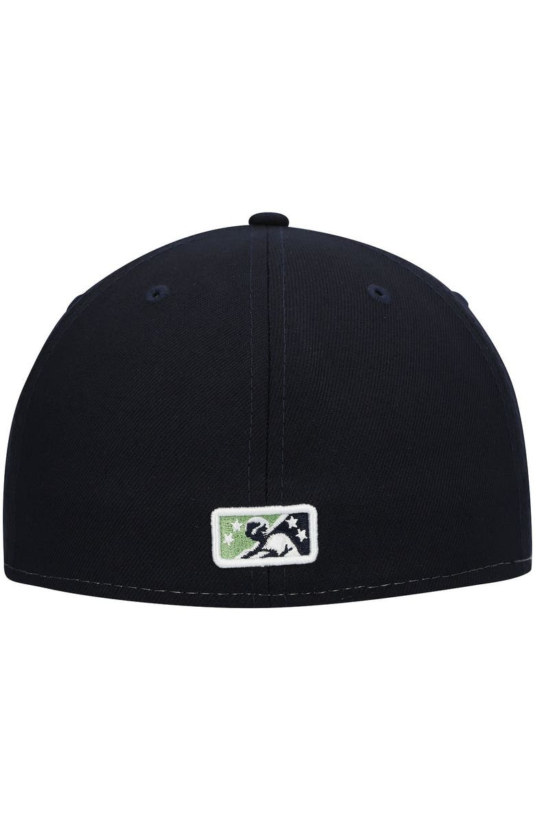 New Era Men's New Era White Gwinnett Stripers Authentic Collection Team Alternate 59FIFTY Fitted Hat, Alternate, color, White