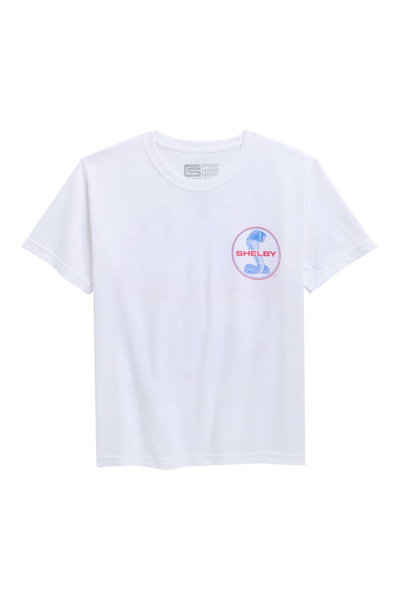 Kids' Shelby Circle Logo Cotton Graphic T-Shirt, Main, color, WHITE