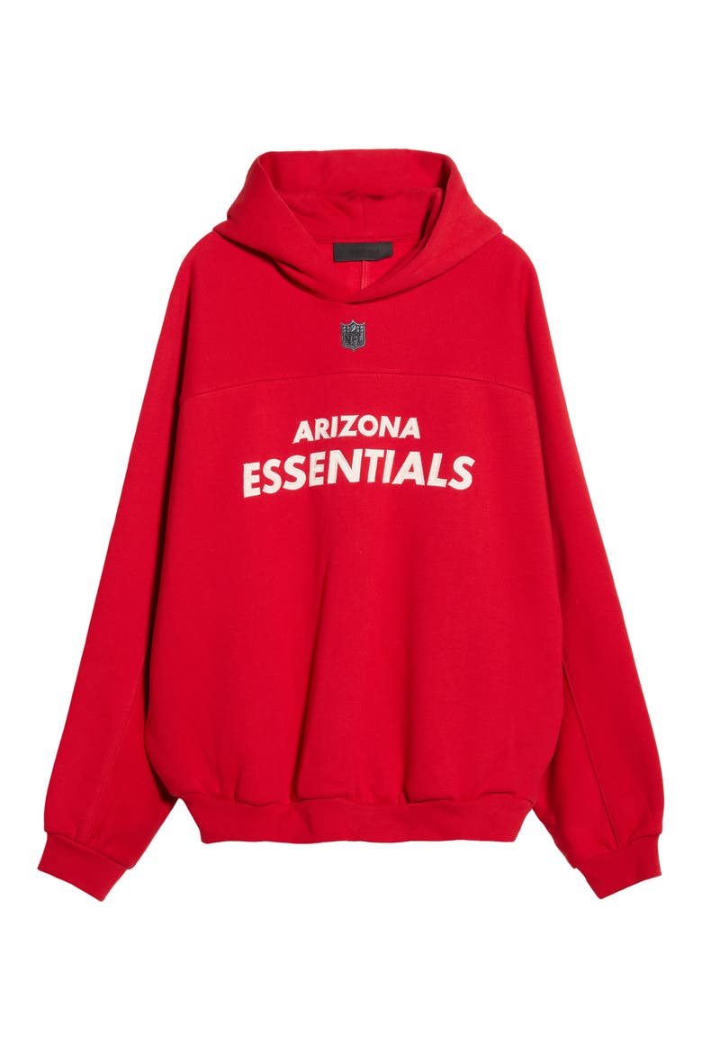 x NFL Arizona Cardinals '90s Relaxed Hoodie, Main, color, STONE RED
