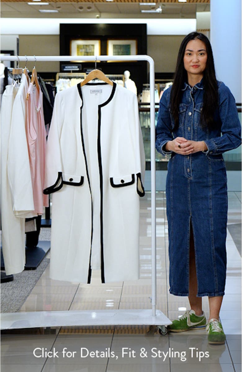 Framed Long Topper Jacket, sales video thumbnail