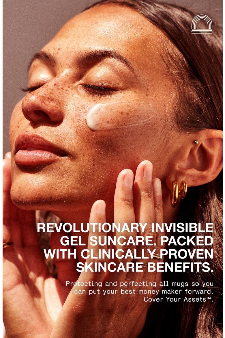 The Mug Guard Invisible Gel Face Sunscreen Broad Spectrum SPF 30, Alternate, color, NO COLOR
