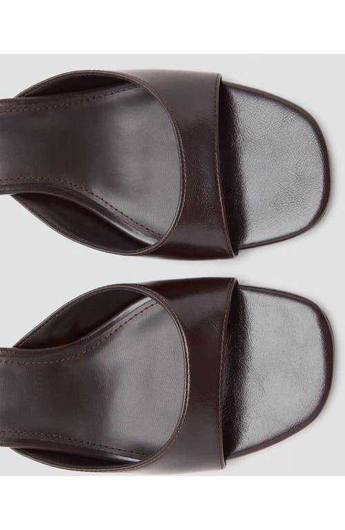 Mango Kitten Heel Sandal In Brown