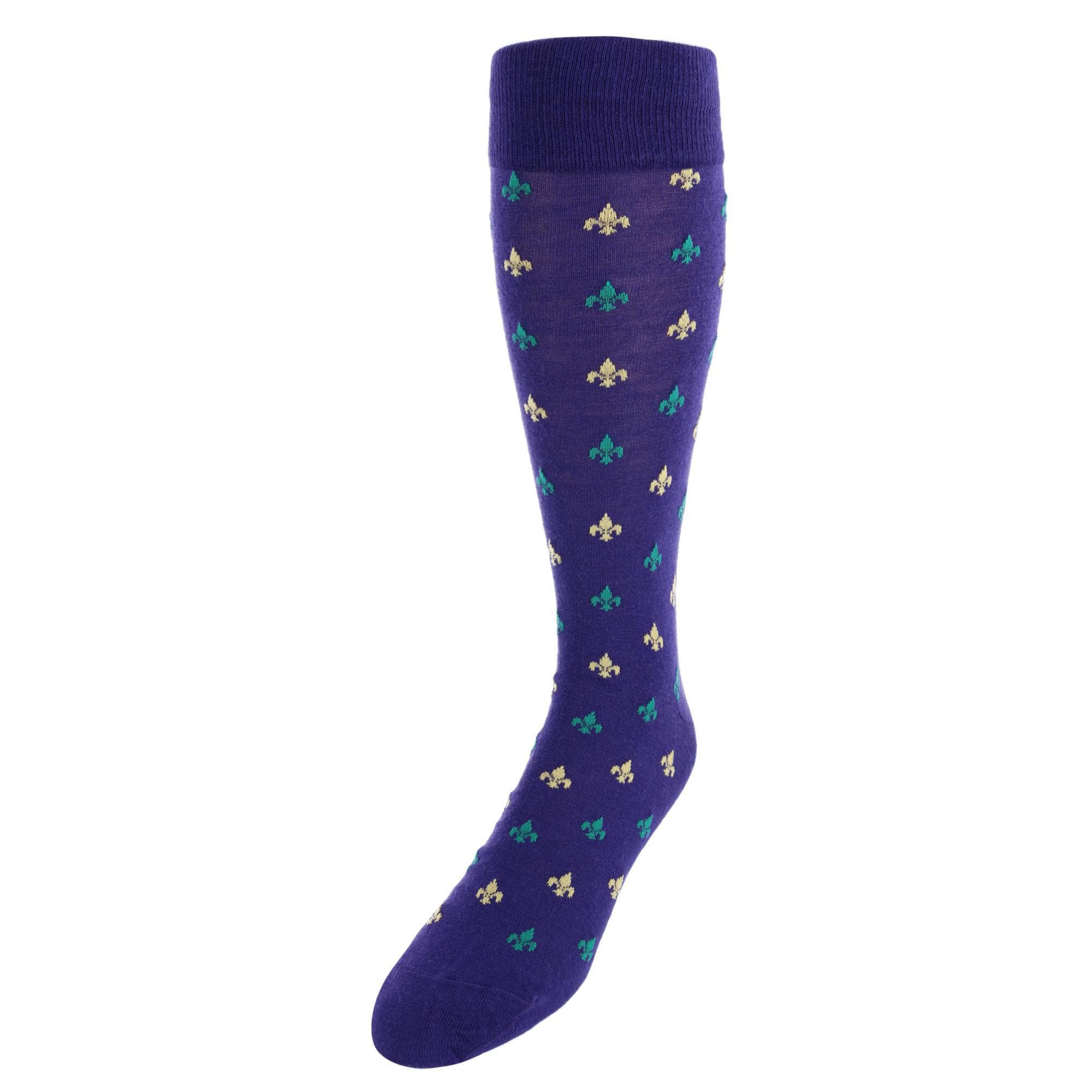 selected Purple/Green/Yolk Fleur di Lis