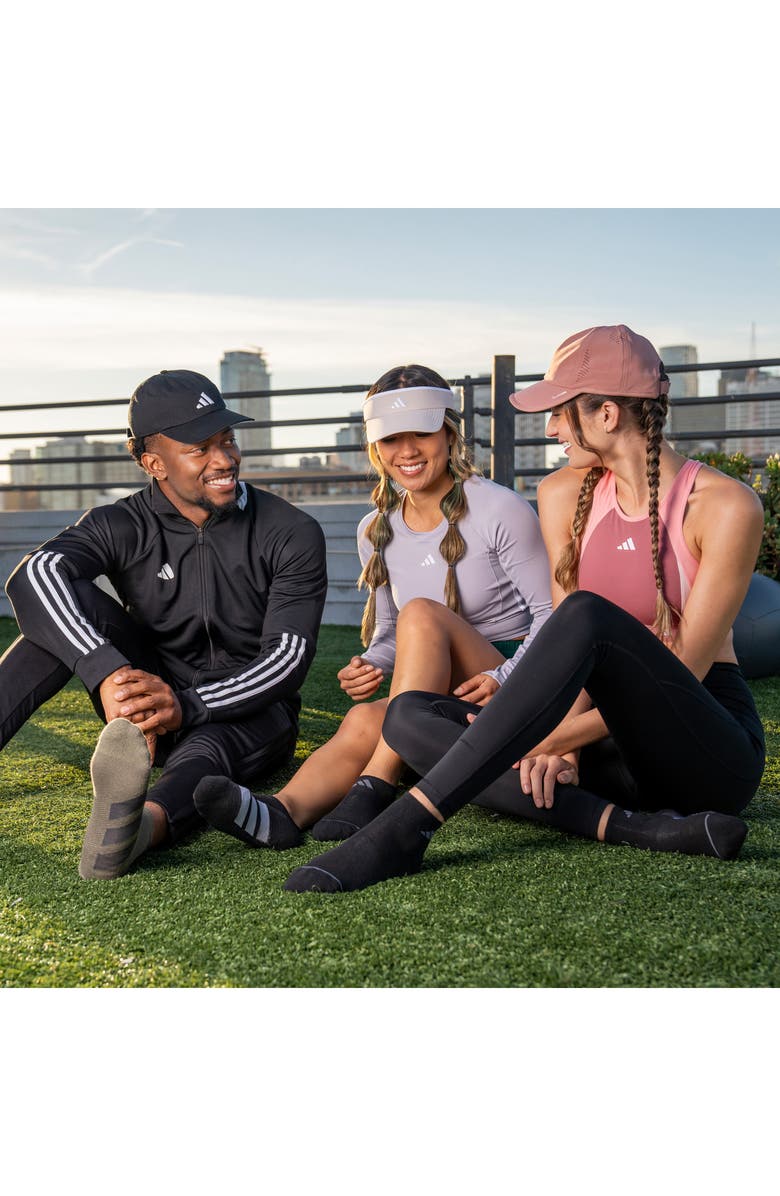 adidas Logo Midrange Snapback Hat, Alternate, color, White/Blue Fusion/Grey