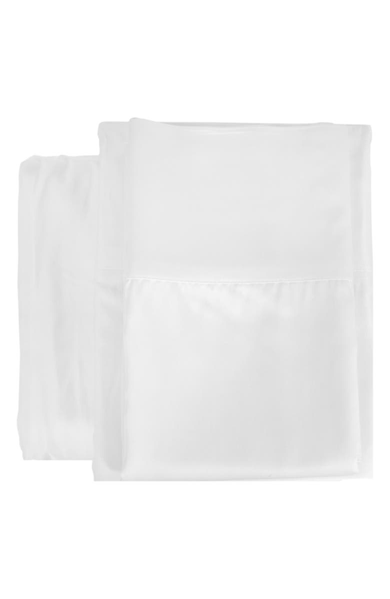 Pom Pom at Home Cotton Sateen Sheet Set, Main, color, White
