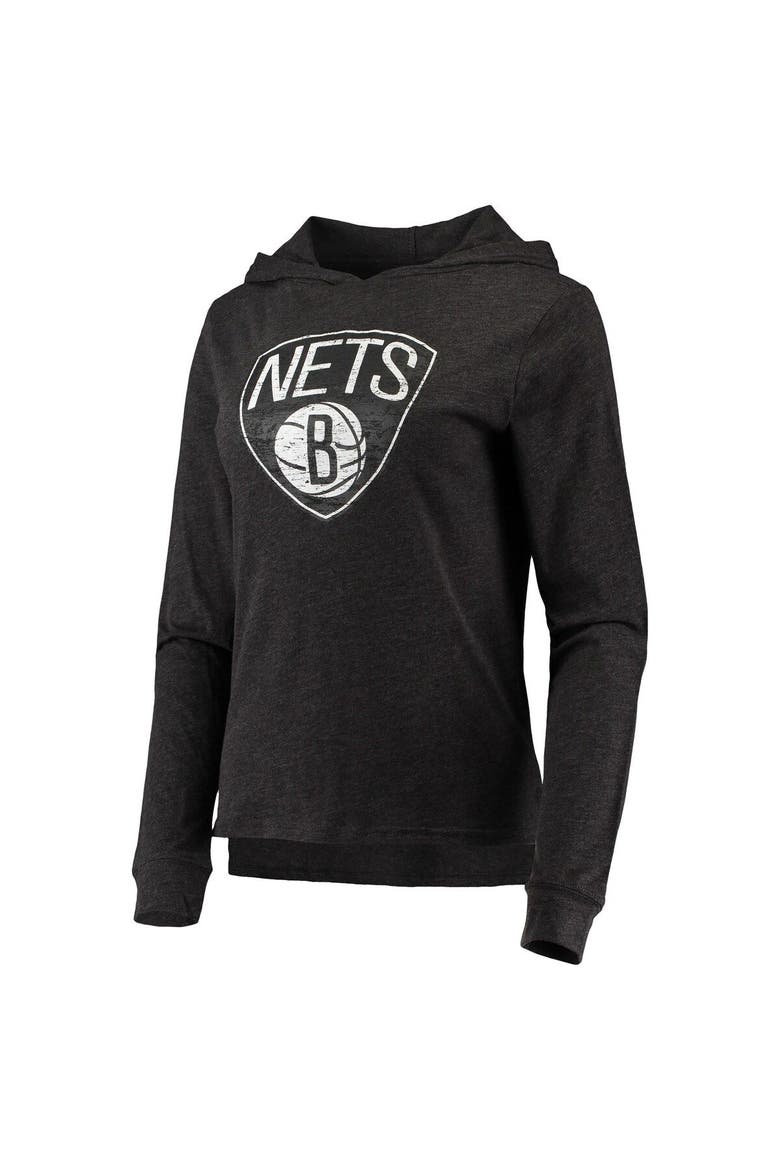 Women's Concepts Sport Black Brooklyn Nets Hoodie & Pants Sleep Set, Alternate, color, Black