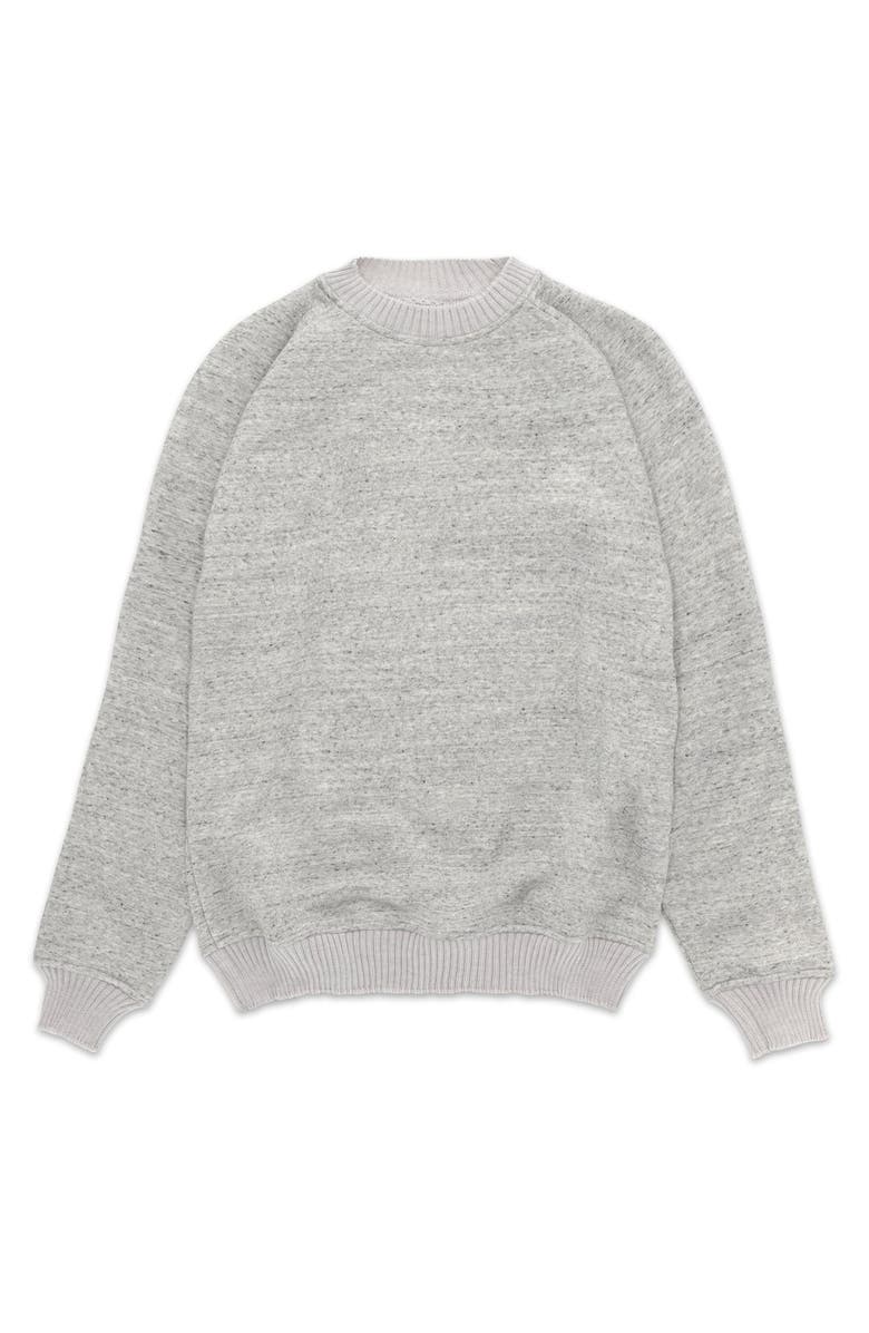 Fortela Mayfair Cotton Sweatshirt, Main, color, Melange Grey