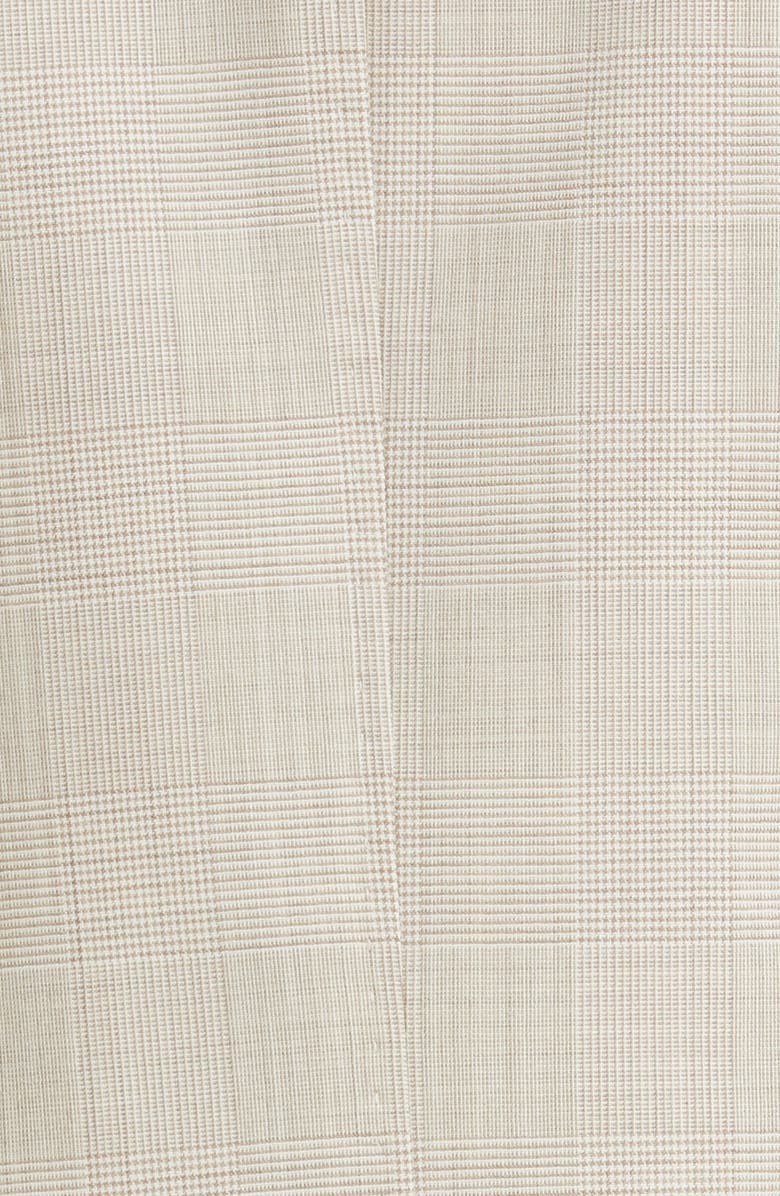 Max Mara Salpa Glen Plaid Virgin Wool Blend Blazer, Alternate, color,