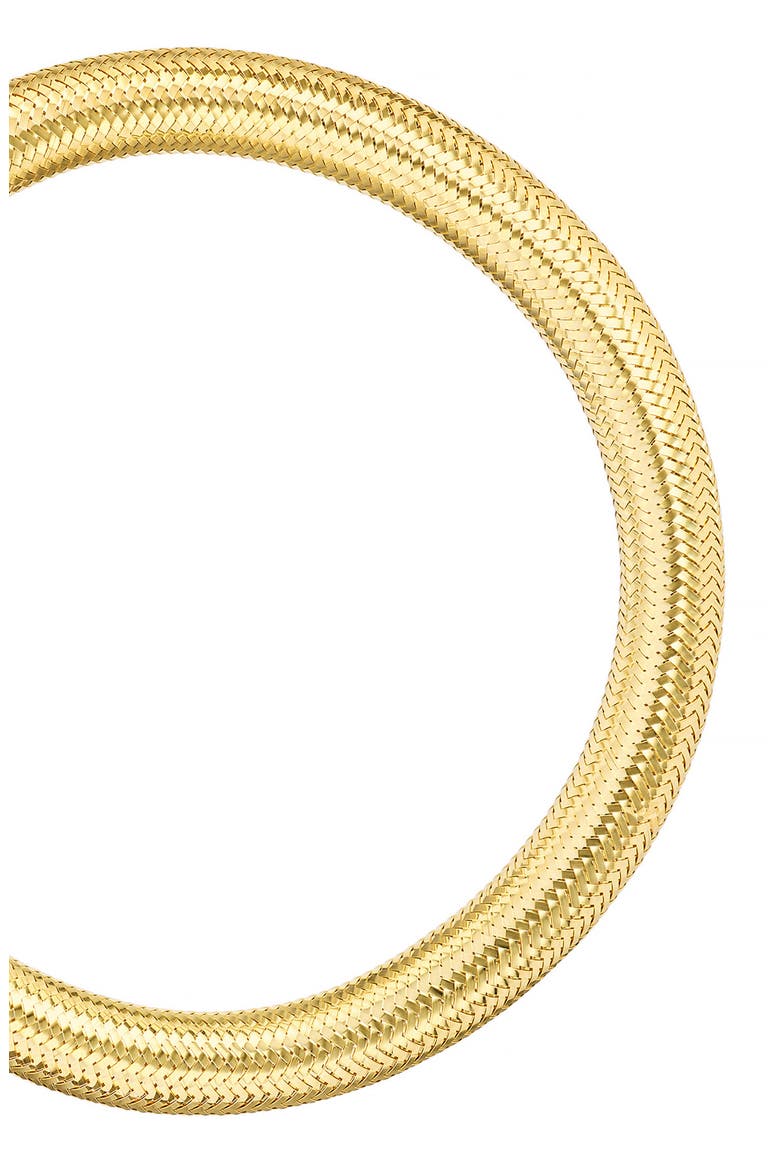 Dolce Sole Fancy Mesh Bangle Bracelet, Alternate, color, GOLD