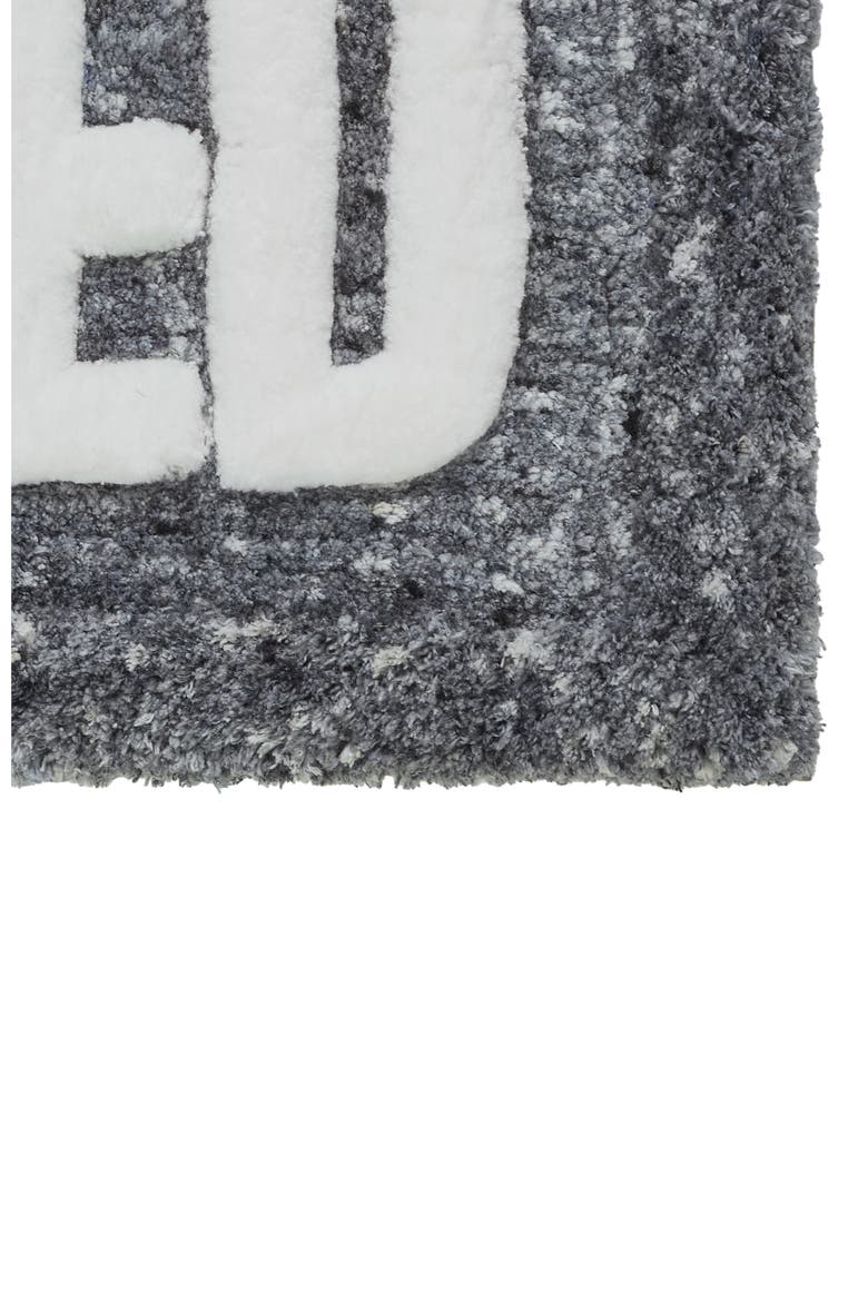 Get Naked Statement Bath Rug, Alternate, color, CHARCOAL