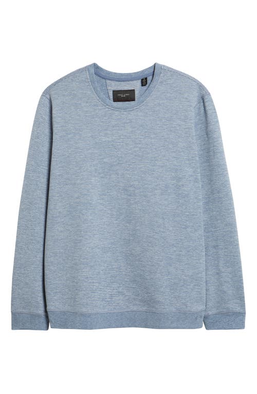 Daniel Buchler Pinstripe Long Sleeve Pajama T-shirt In Blue