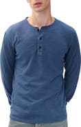 rag 
bone Classic Flame Slub Cotton Henley