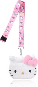 Hello Kitty Coin Purse Id Holder Travel Lanyard