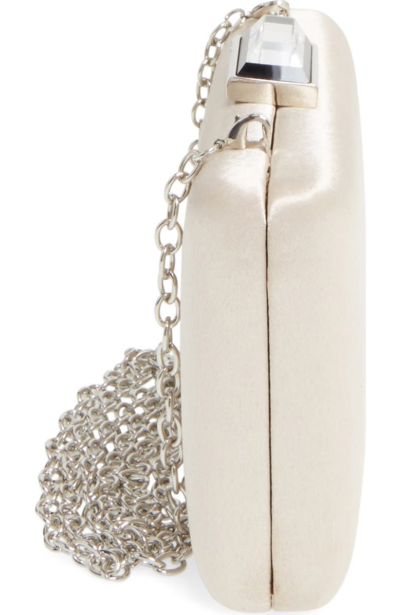 Glint 'Gioiello' Satin Clutch, Alternate, color,