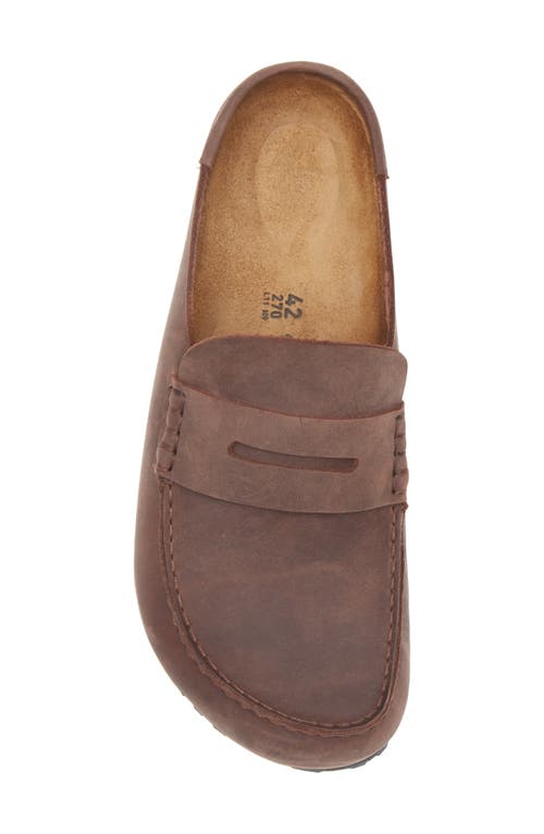 Birkenstock Naples Loafer Clog In Brown