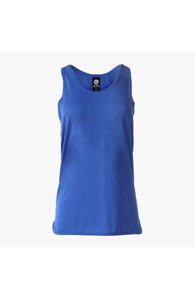 BenBen Women's Tank Top Racerback Versatile & Soft 3 Pack, Alternate, color, White/Black/Royal