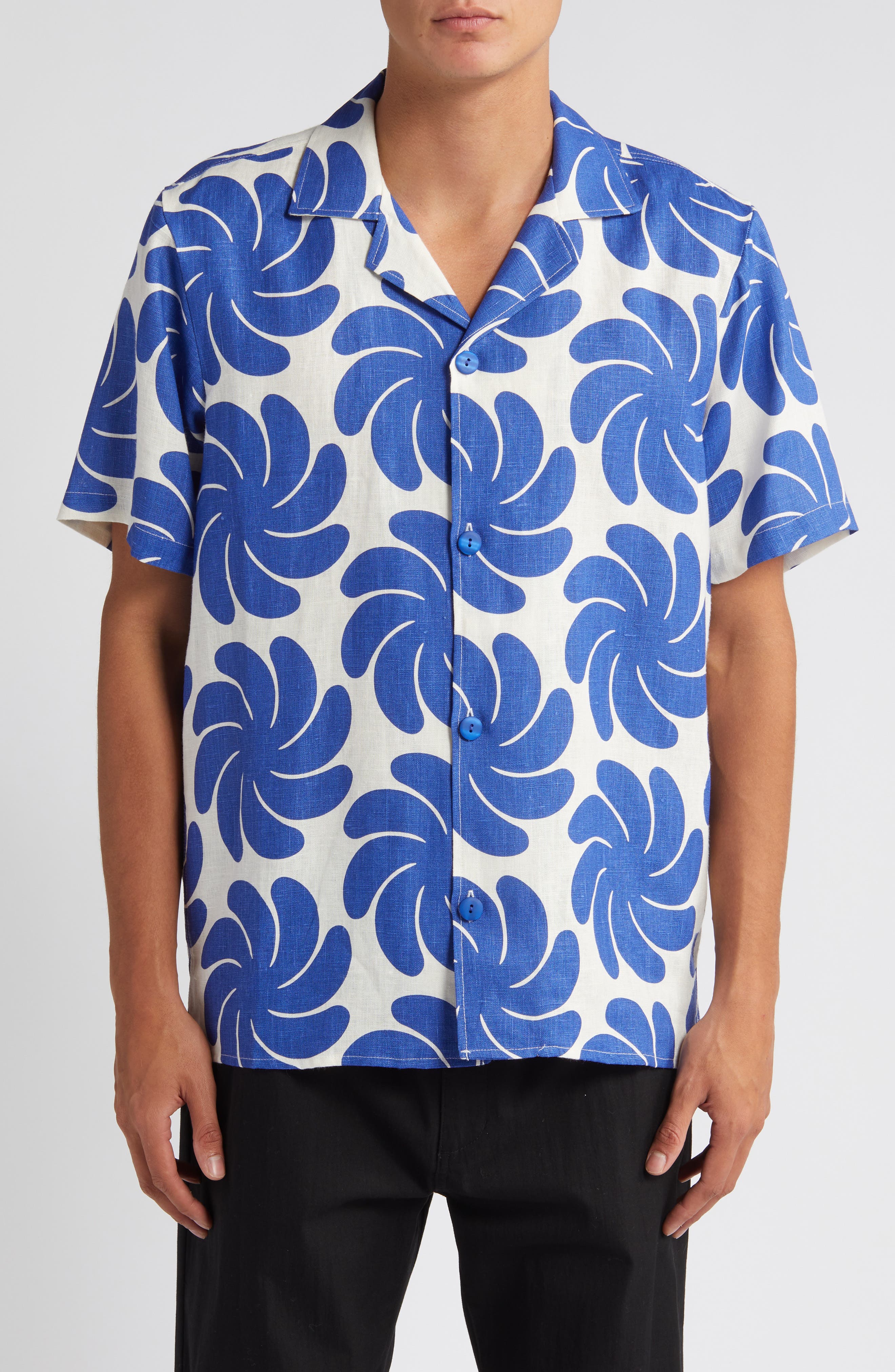 OAS Nebula Linen Camp Shirt