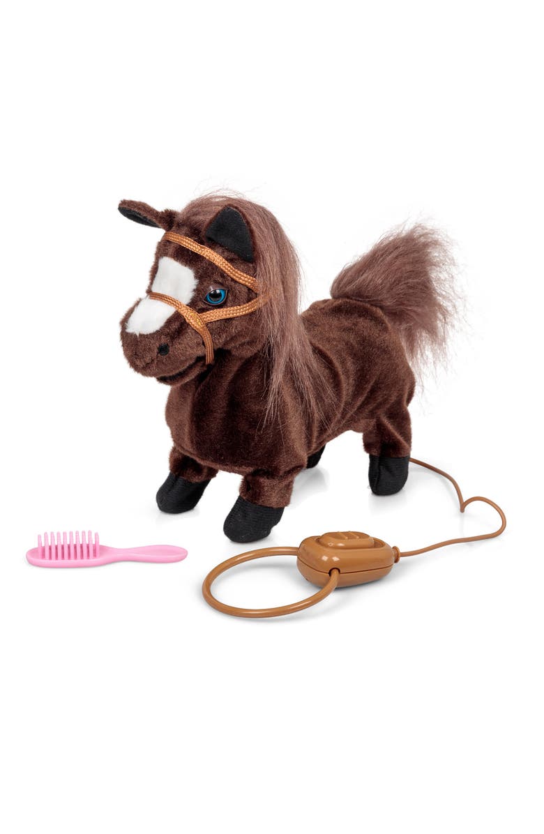 Tobar Animigos Trotting Pony Interactive Plush Toy, Main, color, Multicolored