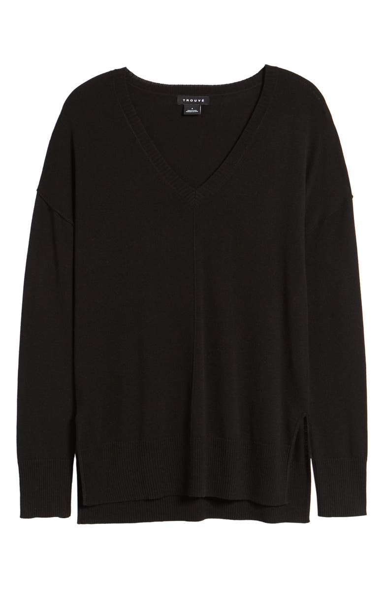 Trouvé Side Slit Sweater, Alternate, color, 