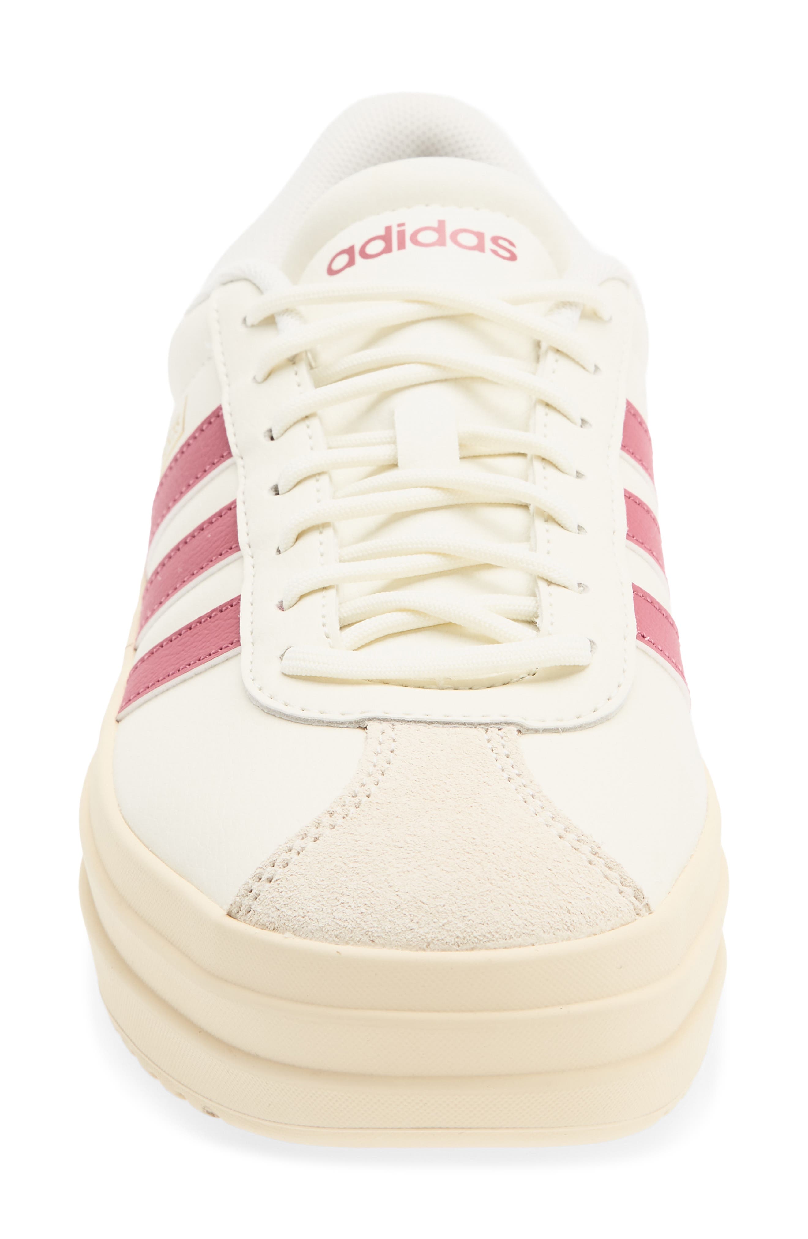 VL Court Bold Sneaker, Alternate, color, OFF WHITE/ MAGENTA/ GOLD