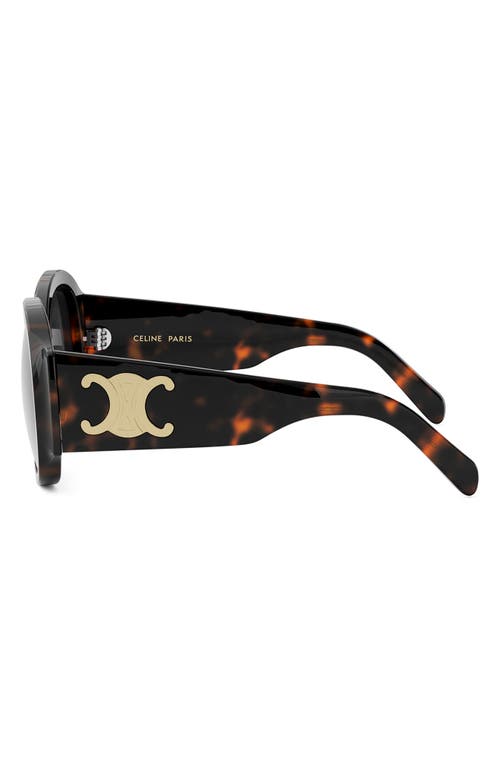 Celine Maxi Triomphe 54mm Round Sunglasses