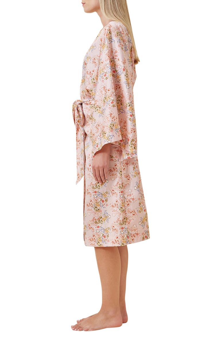 Papinelle Molly Cotton Sateen Midi Robe, Alternate, color, Pink