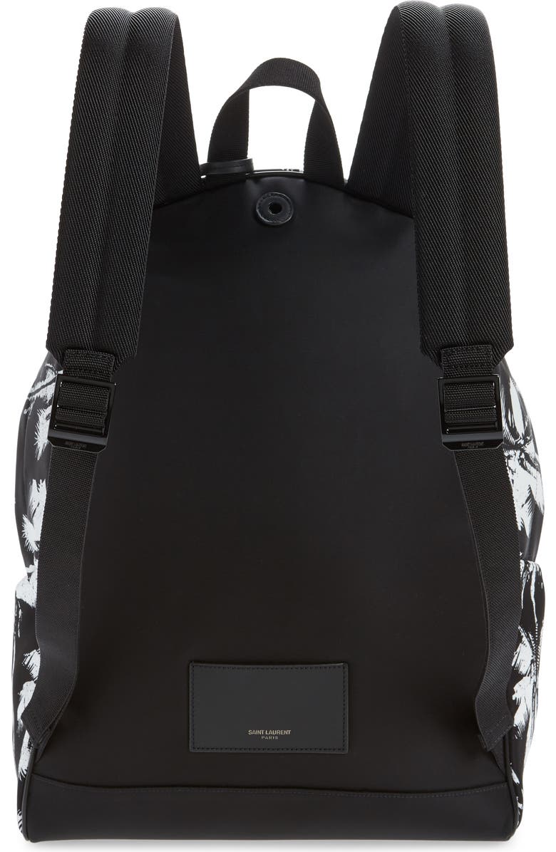 Saint Laurent Palm Tree City Backpack, Alternate, color,