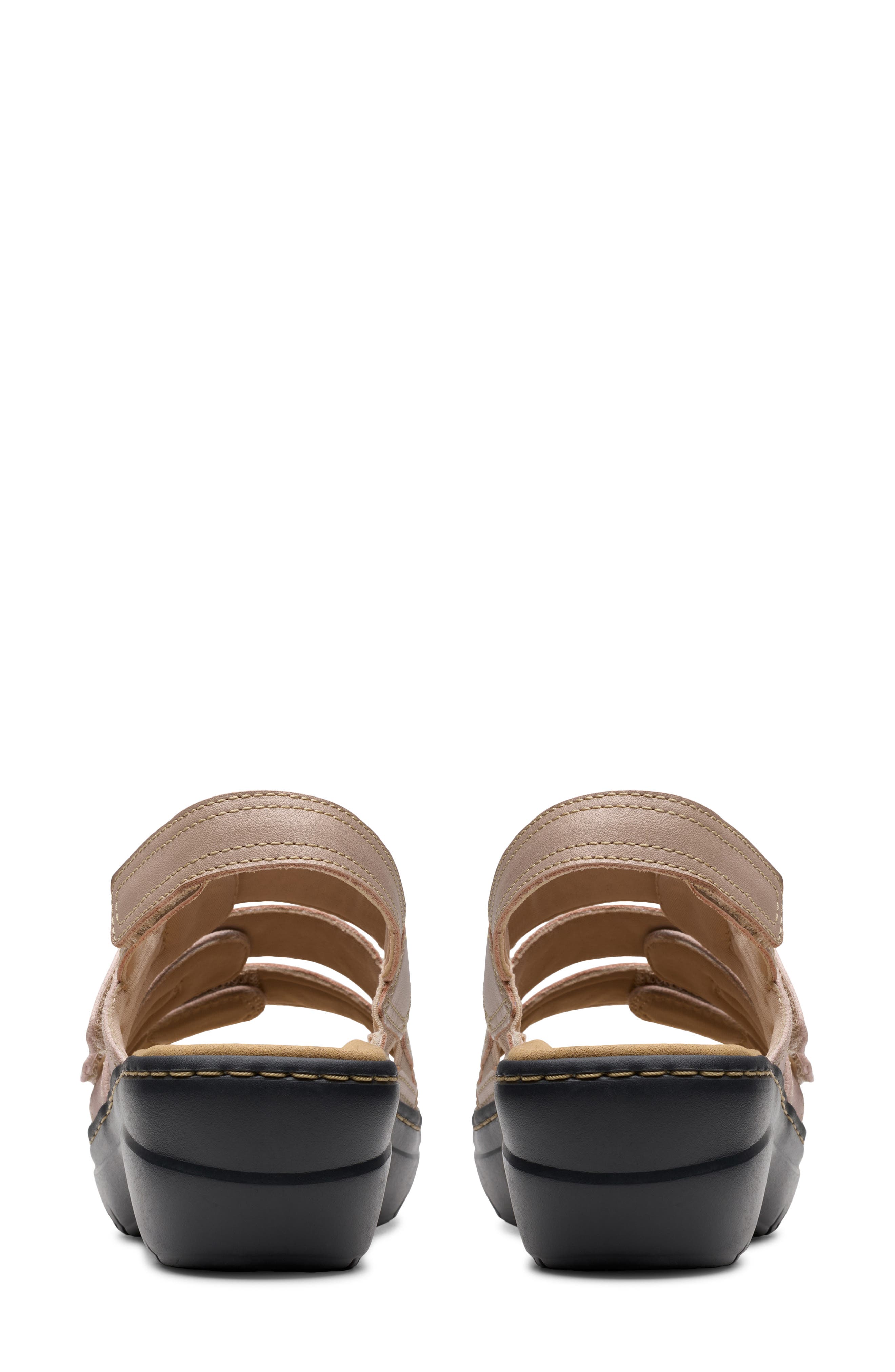 Clarks<sup>®</sup> Merliah Bali Wedge Sandal, Alternate, color, Sand Combo