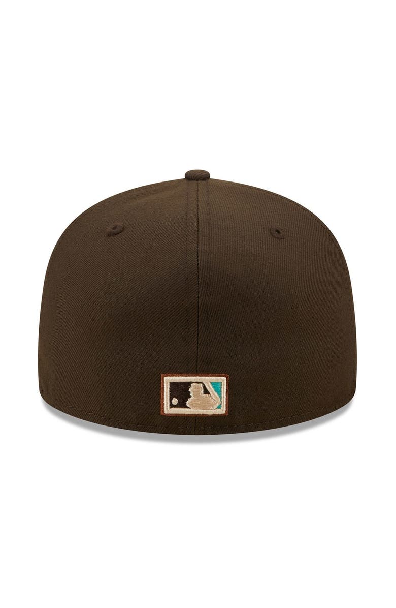 New Era Men's New Era Brown/Mint San Francisco Giants  Walnut Mint 59FIFTY Fitted Hat, Alternate, color, 