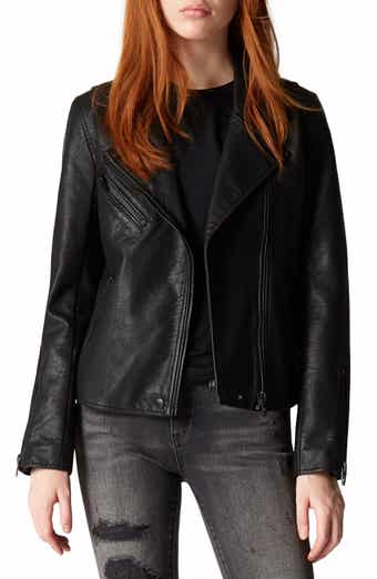 BLANKNYC Faux Leather Moto Jacket