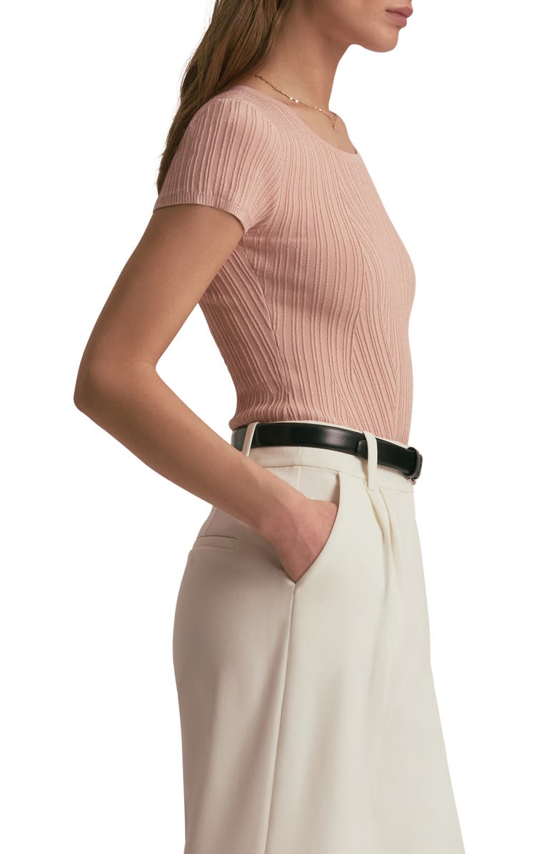 Favorite Daughter Kennedy Rib Top, Alternate, color, Blush