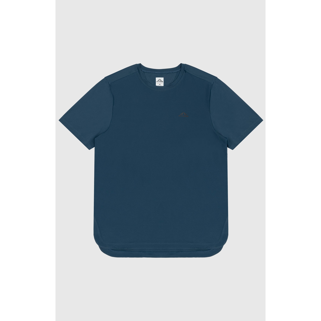 Pynrs Performance Streetwear Walk Hill Running Tee In Navy